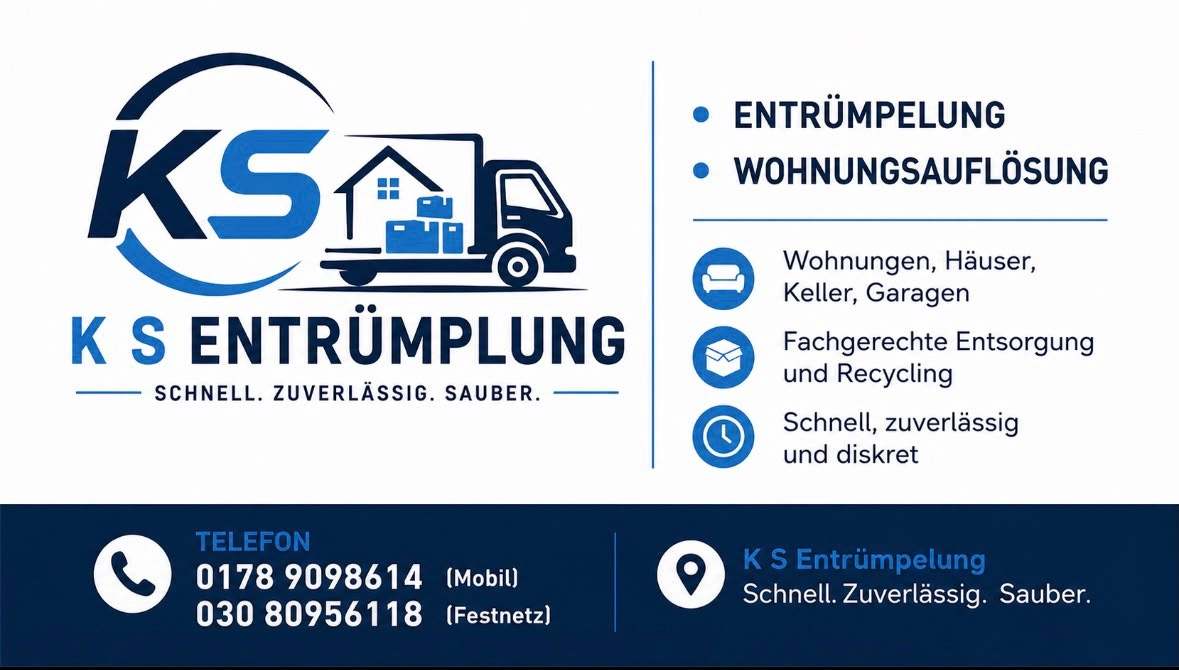 Visitenkarte KS Entrümpelung